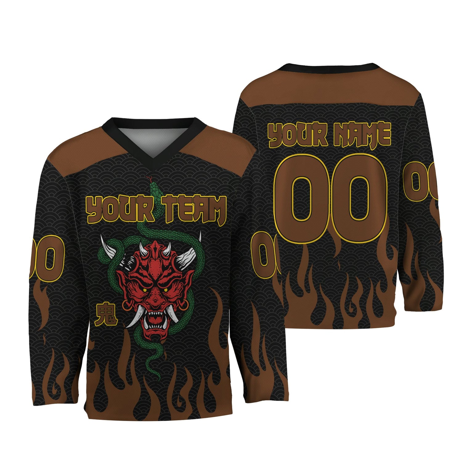 personalize-hockey-flame-brown-ndb14-1167