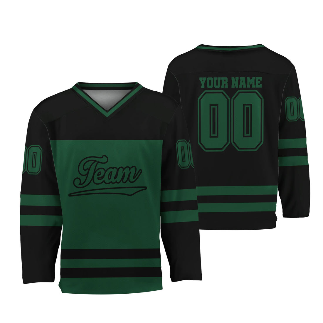 personalized-team-name-number-ice-hockey-jersey-sports-two-colors-green-black-vdd88-8755