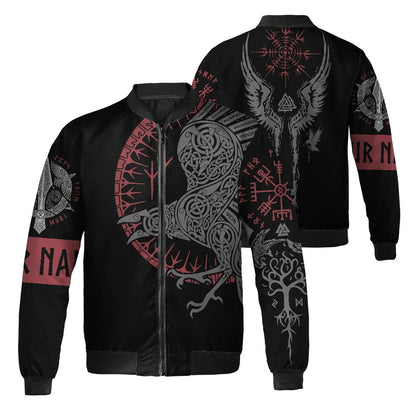personalize-viking-raven-tribal-tattoo-ndb22-9187