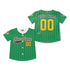 Custom Tkb40 Green Stripe Kid Baseball Jersey