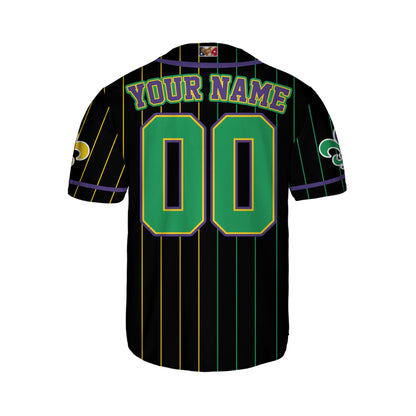 Custom Tkb40 Black Unisex Baseball Jersey