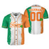 Custom Unisex Orange Green White St. Patrick&