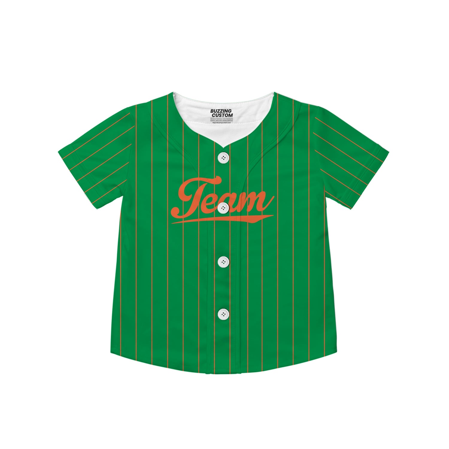 Custom Unisex Green Orange Stripe St. Patrick&
