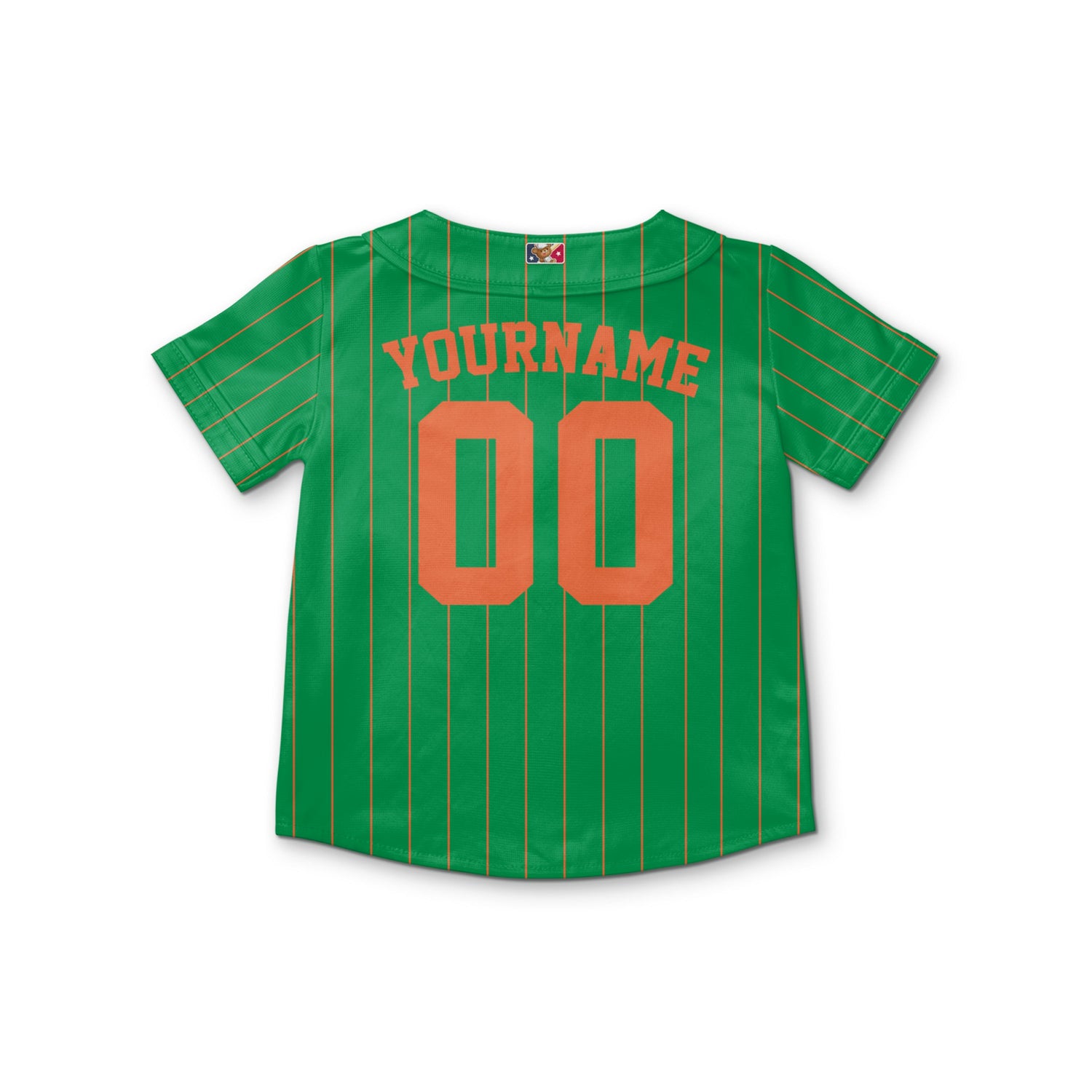 Custom Unisex Green Orange Stripe St. Patrick&