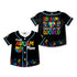 Custom Kid Austism Mom Black Baseball Jersey Autism Awareness Gift For Him And Her TKB68