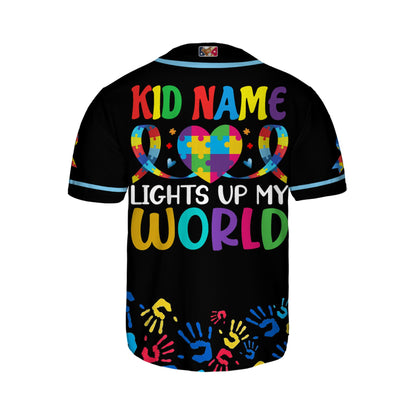 Custom Austism Mom Black Baseball Jersey Custom Motivational Gift For Him And Her TKB68
