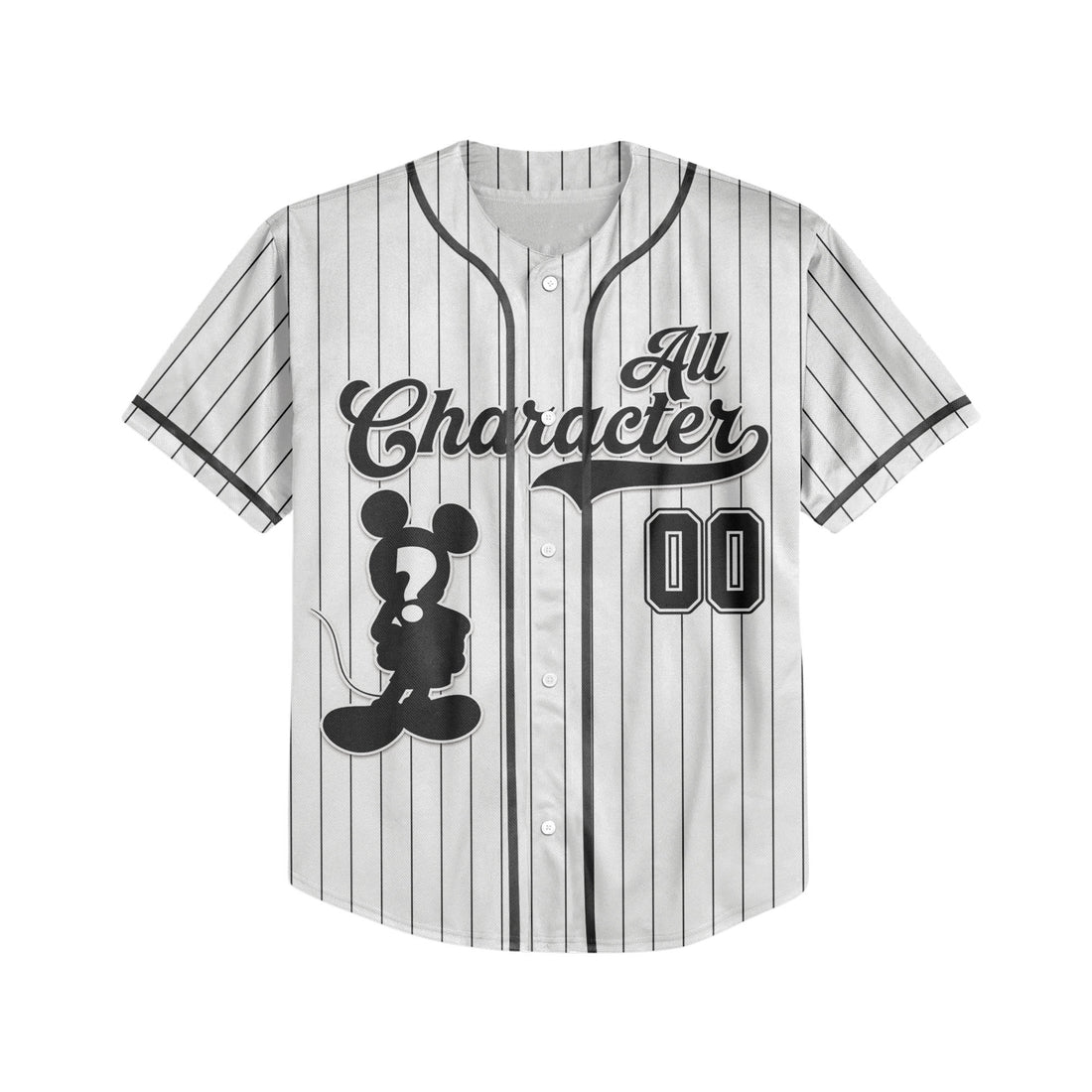 Custom All Characters Baseball Jersey