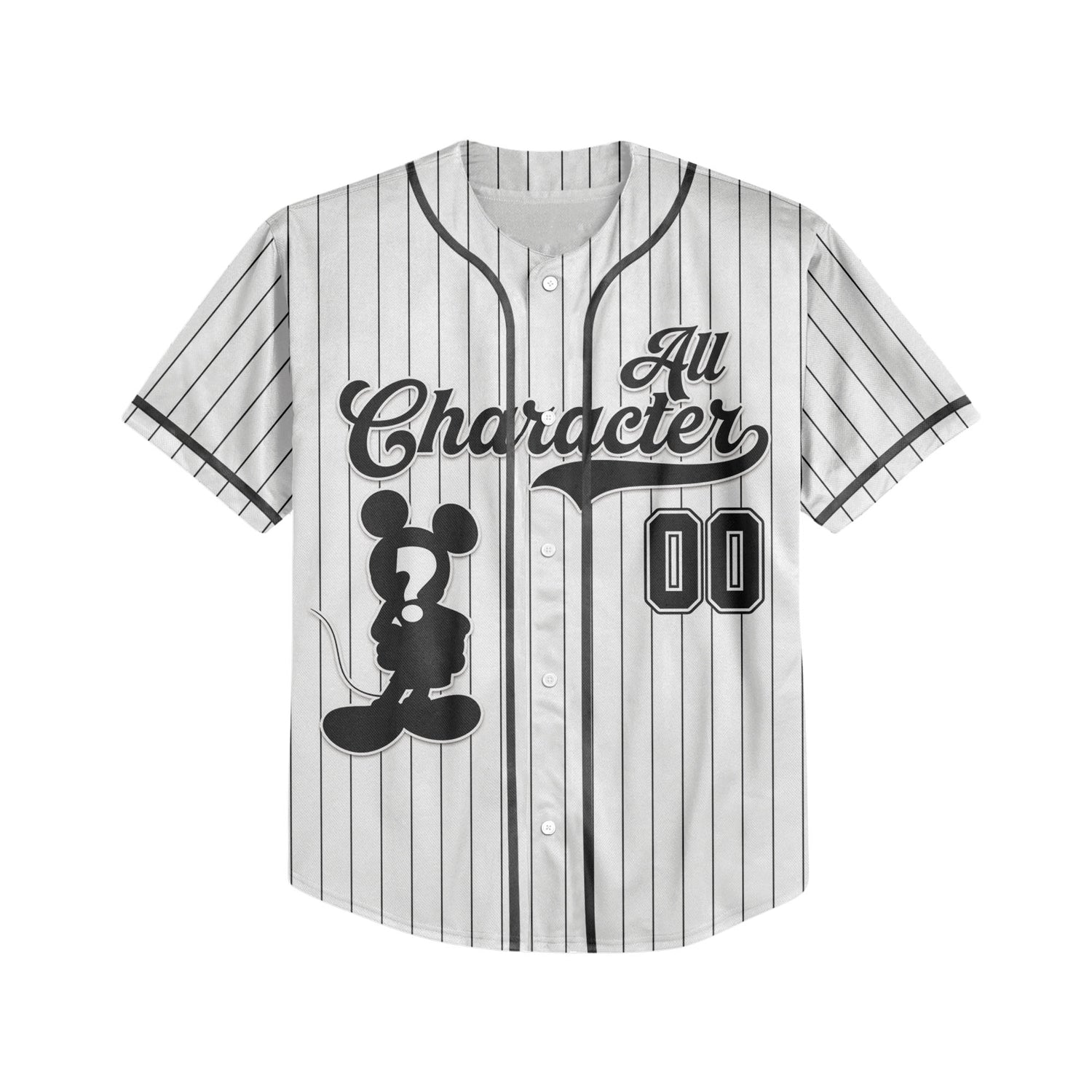 Custom All Characters Baseball Jersey