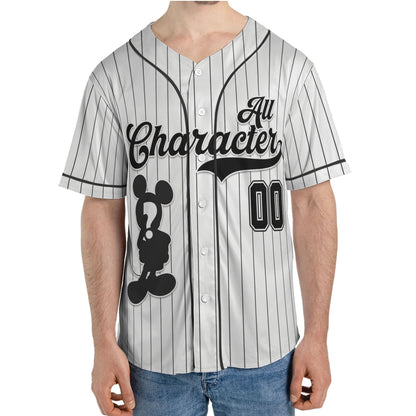 Custom All Characters Baseball Jersey