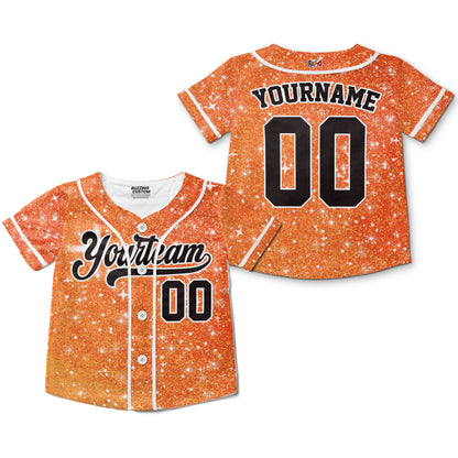 custom-amazing-glitter-star-simple-orange-baseball-jersey-9624