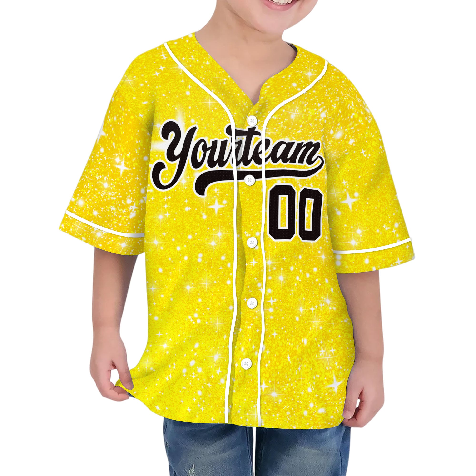 custom-amazing-glitter-star-simple-yellow-baseball-jersey-5947