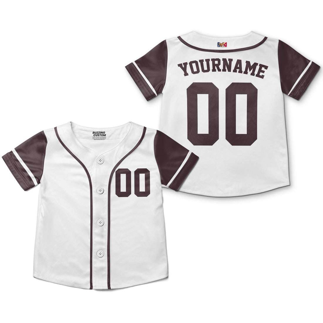custom-baby-kids-pinstripe-simple-dark-brown-baseball-jersey-1012