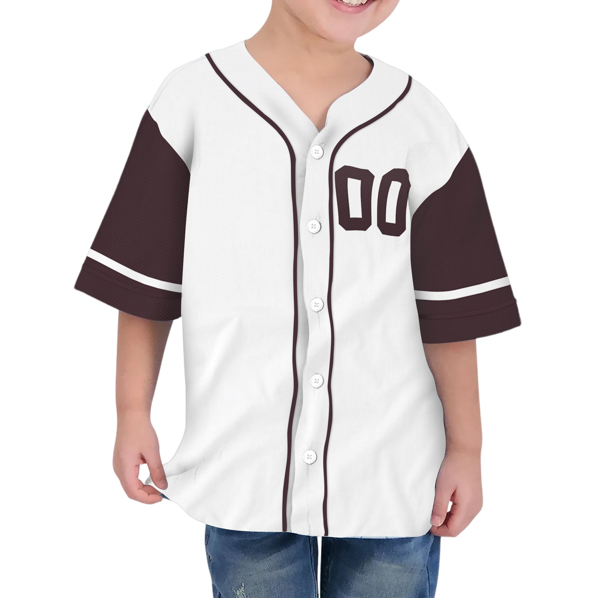 custom-baby-kids-pinstripe-simple-dark-brown-baseball-jersey-1012
