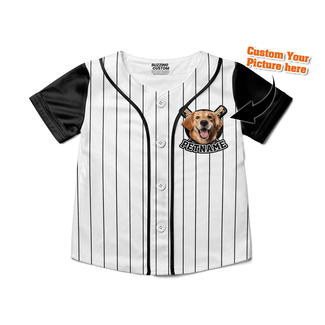 custom-baseball-jersey-with-your-pet-colorful-arm-black-pa03-3584