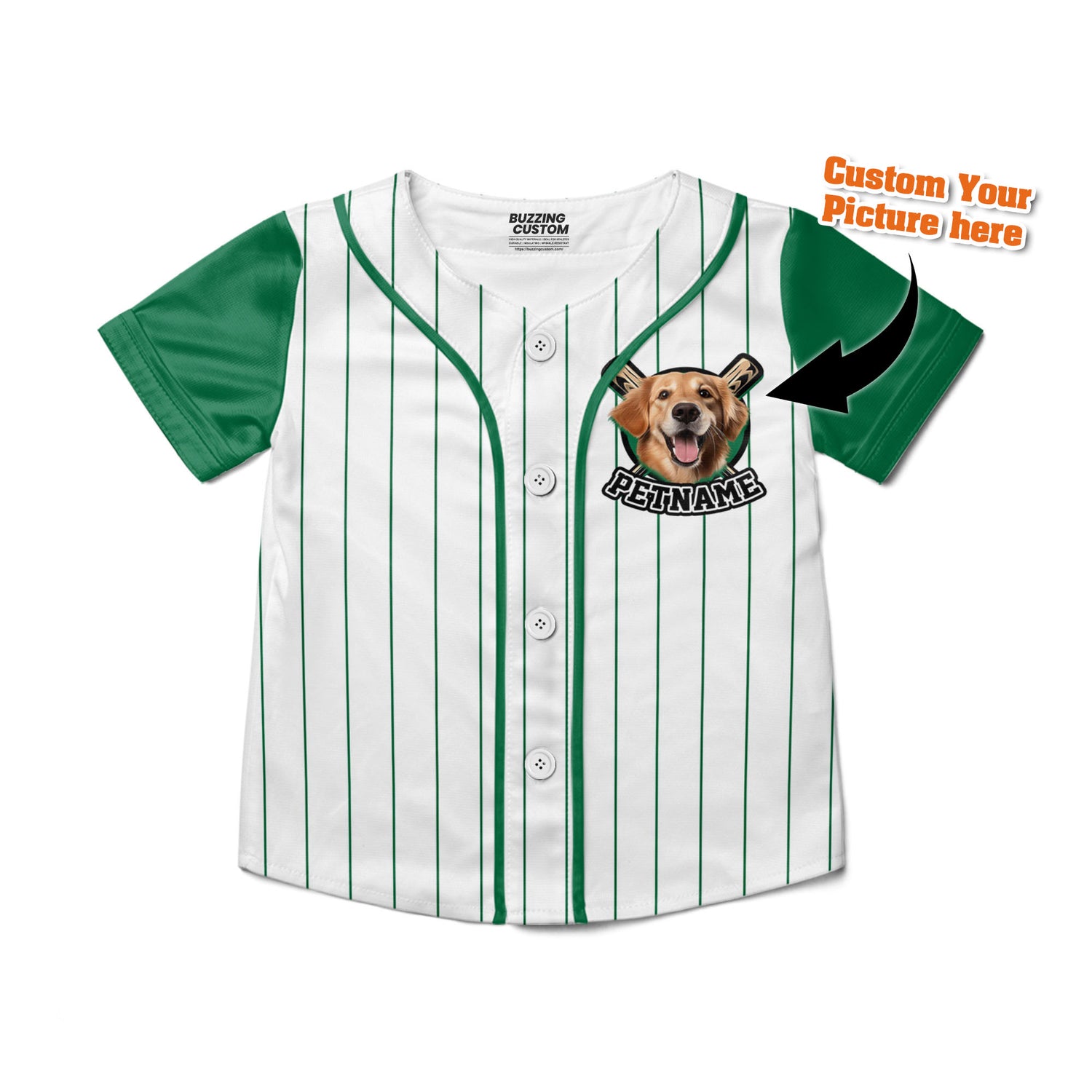 custom-baseball-jersey-with-your-pet-colorful-arm-green-pa03-4840
