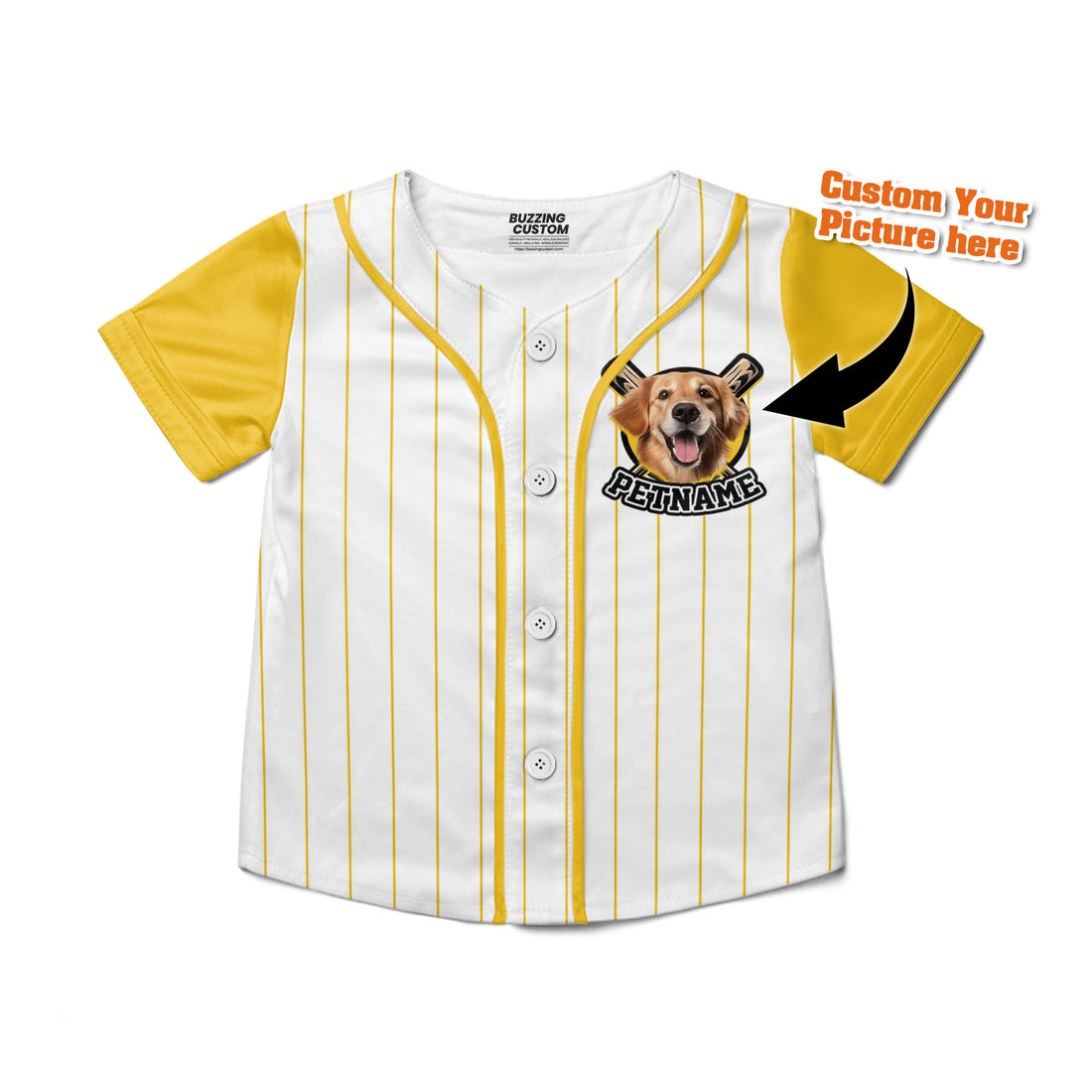 custom-baseball-jersey-with-your-pet-colorful-arm-yellow-pa03-4803