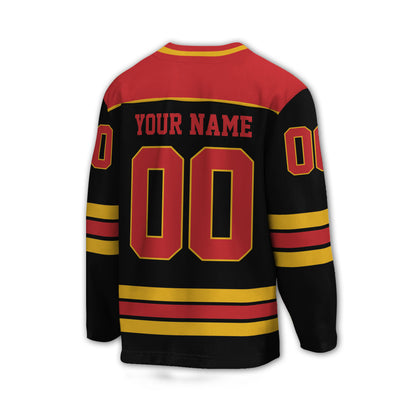 custom-cool-amateur-team-up-hockey-jersey-red-and-black-and-yellow-i3-4555