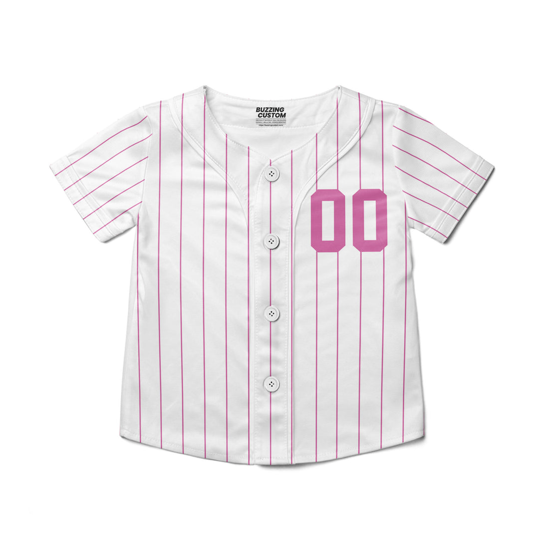 custom-cute-kids-pinstripe-simple-baby-pink-baseball-jersey-6134