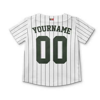 custom-cute-kids-pinstripe-simple-hunter-green-baseball-jersey-1552