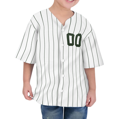 custom-cute-kids-pinstripe-simple-hunter-green-baseball-jersey-1552