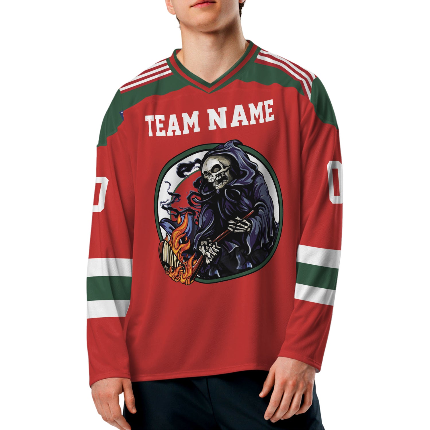 Custom-Famous-Reaper-Hockey-Team-Devil-Red-and-Green-I2