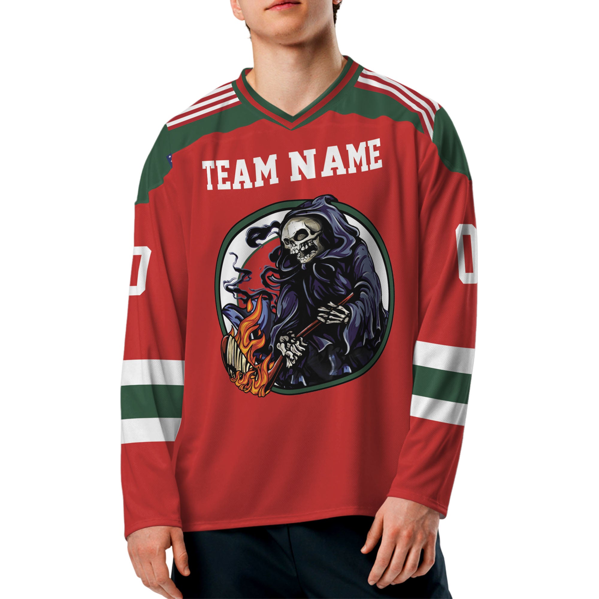 Custom-Famous-Reaper-Hockey-Team-Devil-Red-and-Green-I2