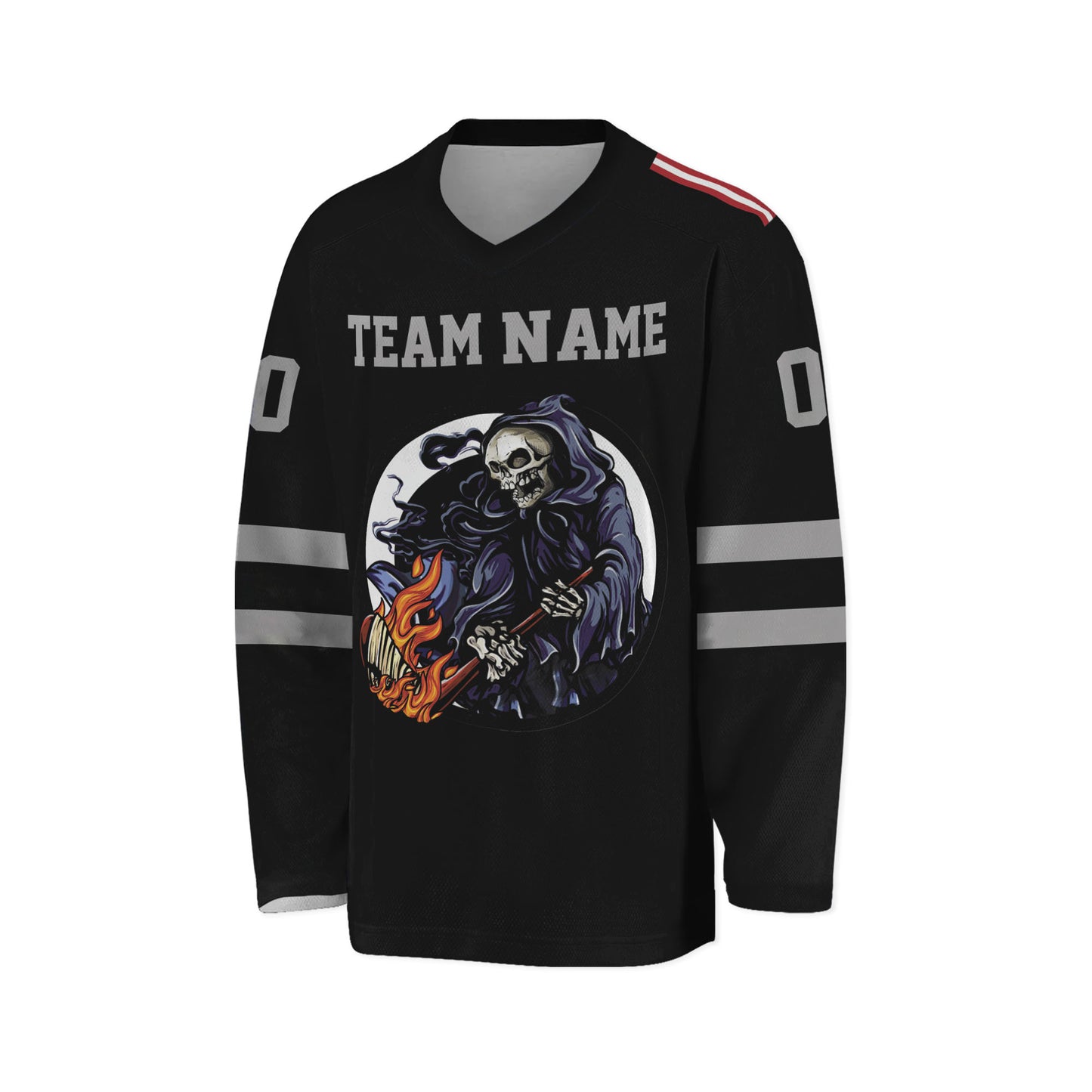 Custom-Famous-Reaper-Hockey-Team-Kings-Black-and-Grey-I2