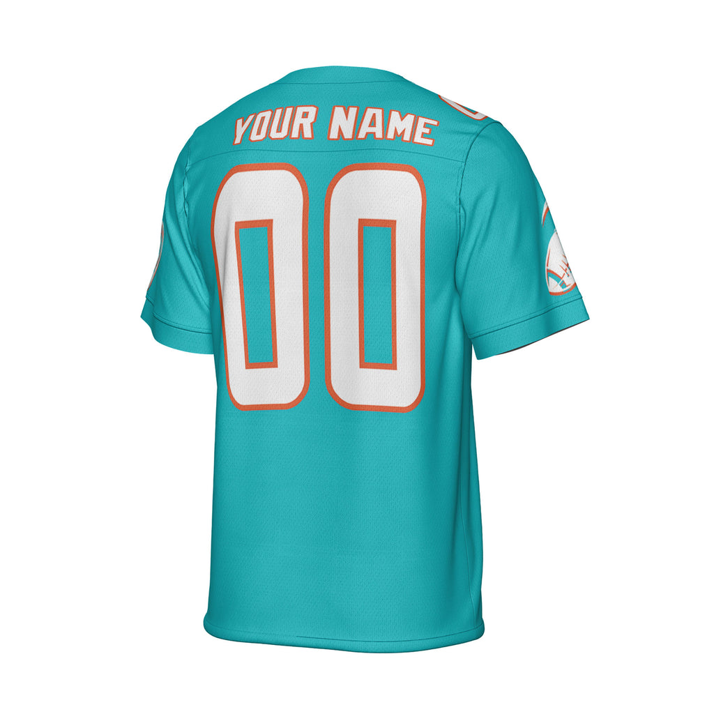 Custom-Famous-Team-Amazing-Star-Sport-Turquoise-Football-Jersey--I3