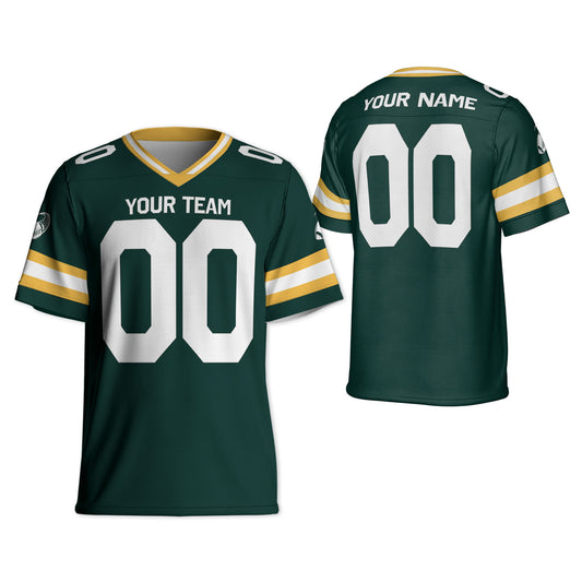 Custom-Famous-Team-Awesome-Star-Sport-Green--Football-Jersey-I3