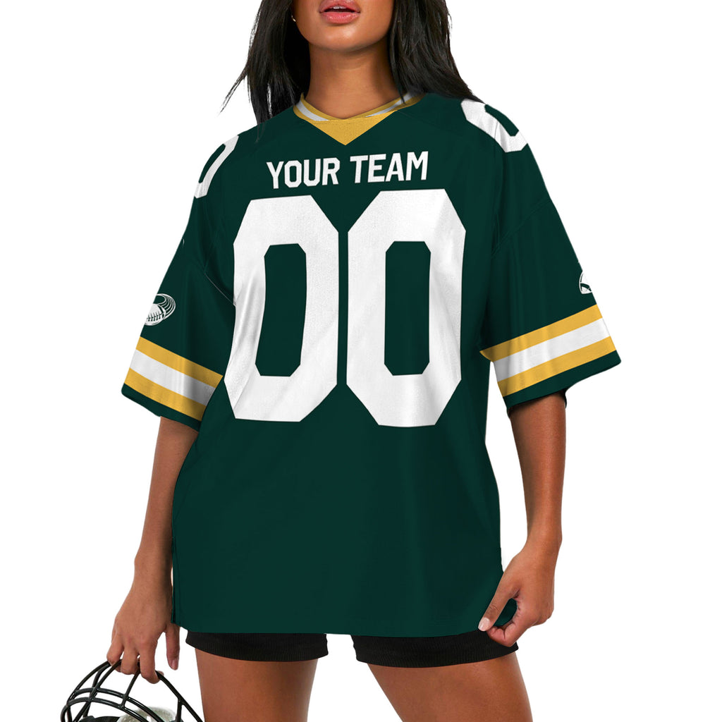 Custom-Famous-Team-Awesome-Star-Sport-Green--Football-Jersey-I3