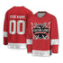 Custom Famous Team DRW All Red and White Hockey TKA26