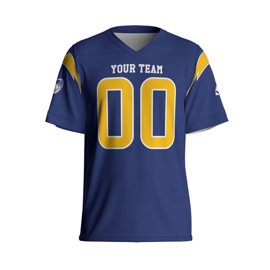 Custom-Famous-Team-Super-Charger-Sport-Classic-Navy-Football-Jersey--I3