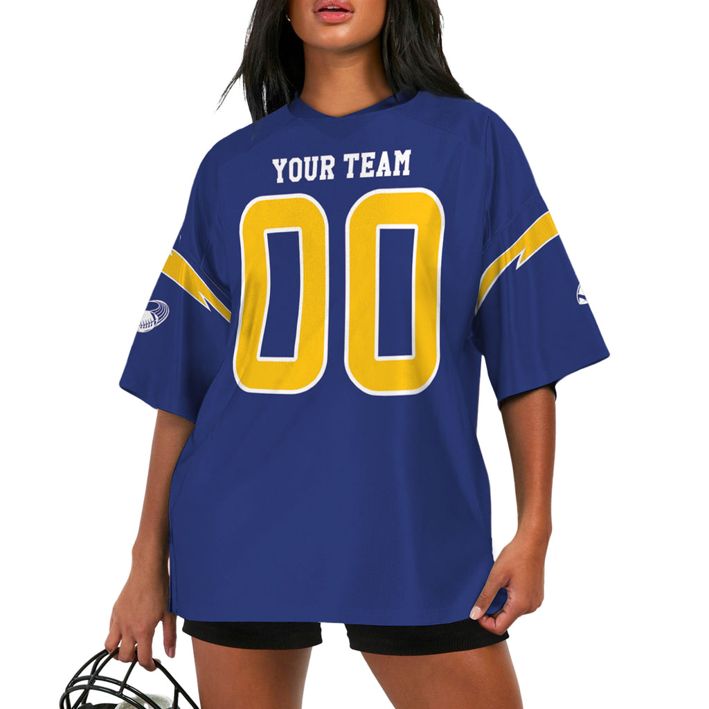 Custom-Famous-Team-Super-Charger-Sport-Classic-Navy-Football-Jersey--I3