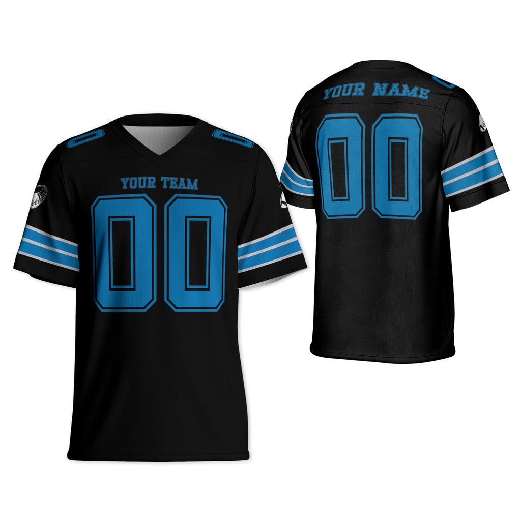 Custom-Famous-Team-Super-Lions-Sport-Classic-Black-Football-Jersey-I3