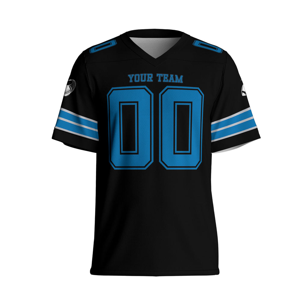 Custom-Famous-Team-Super-Lions-Sport-Classic-Black-Football-Jersey-I3