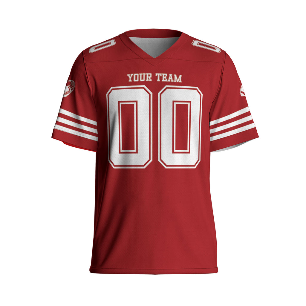 Custom-Famous-Team-Super-Sans-Sport-Classic-Red-Football-Jersey--I3