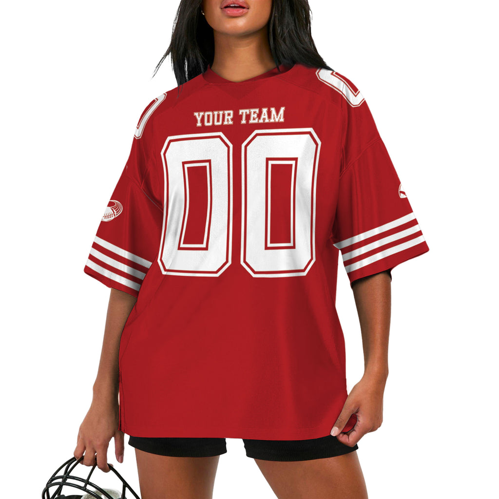Custom-Famous-Team-Super-Sans-Sport-Classic-Red-Football-Jersey--I3