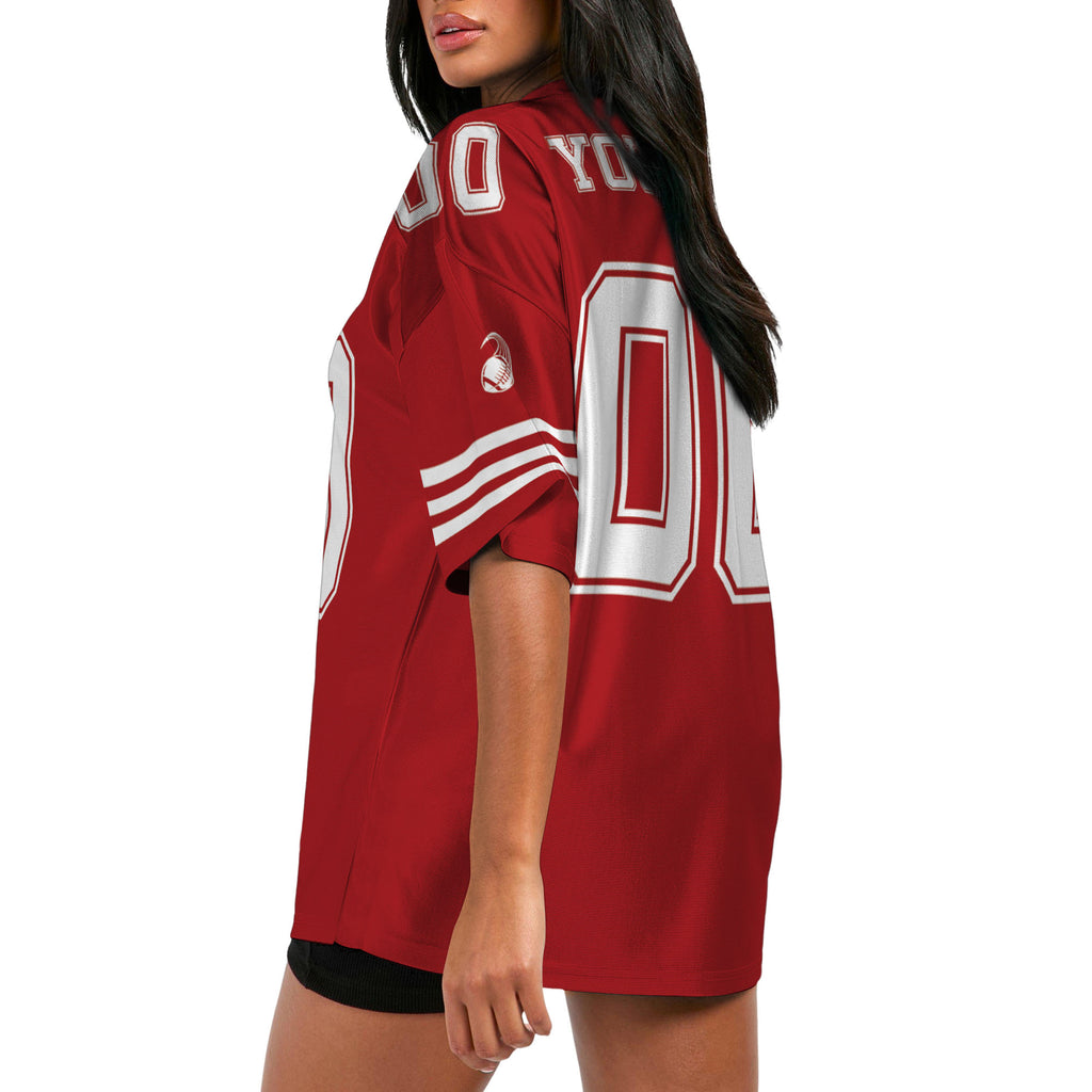 Custom-Famous-Team-Super-Sans-Sport-Classic-Red-Football-Jersey--I3