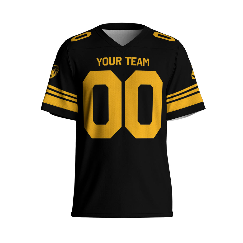Custom-Famous-Team-Super-Star-All-Black-Steeler-Football-Jersey--I3