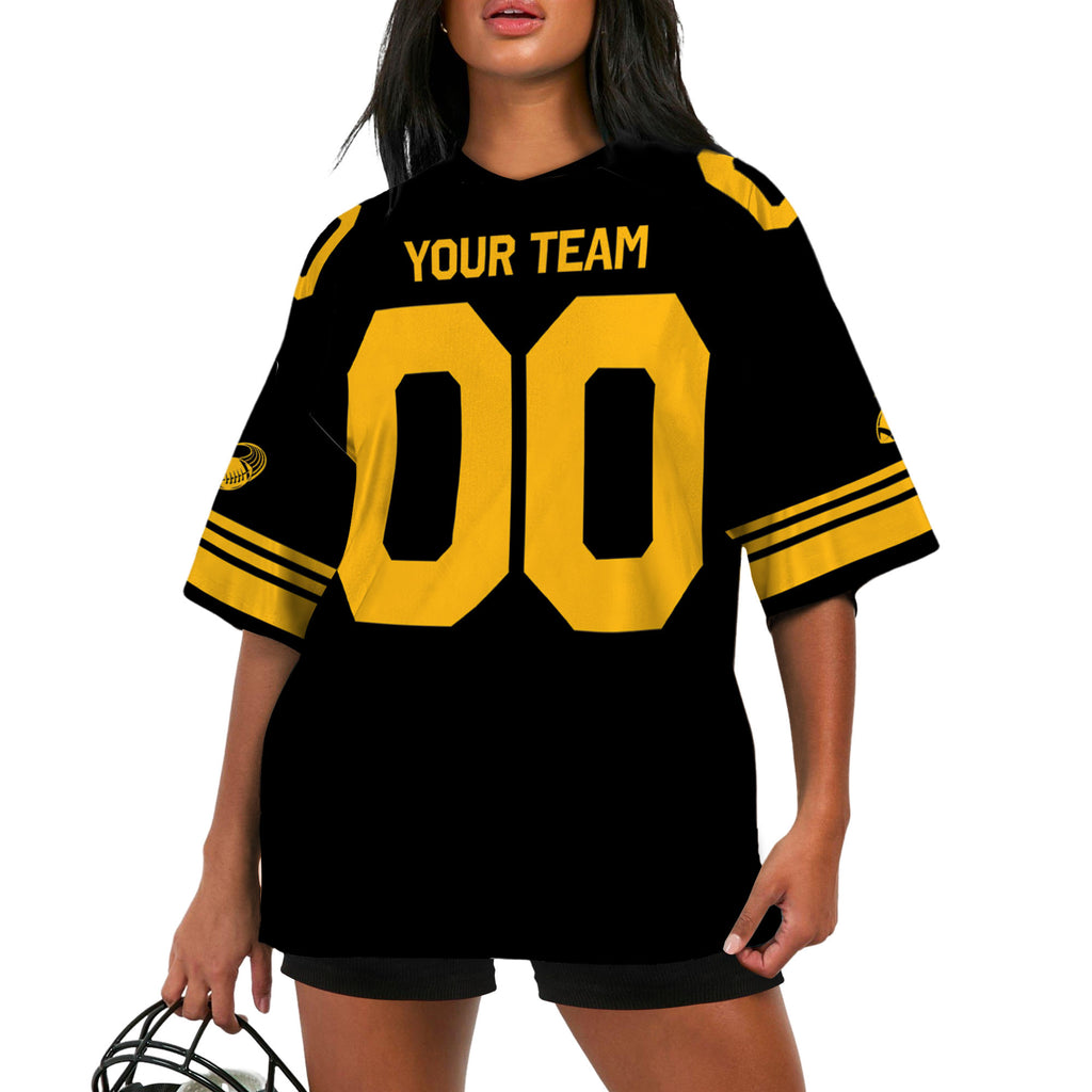 Custom-Famous-Team-Super-Star-All-Black-Steeler-Football-Jersey--I3
