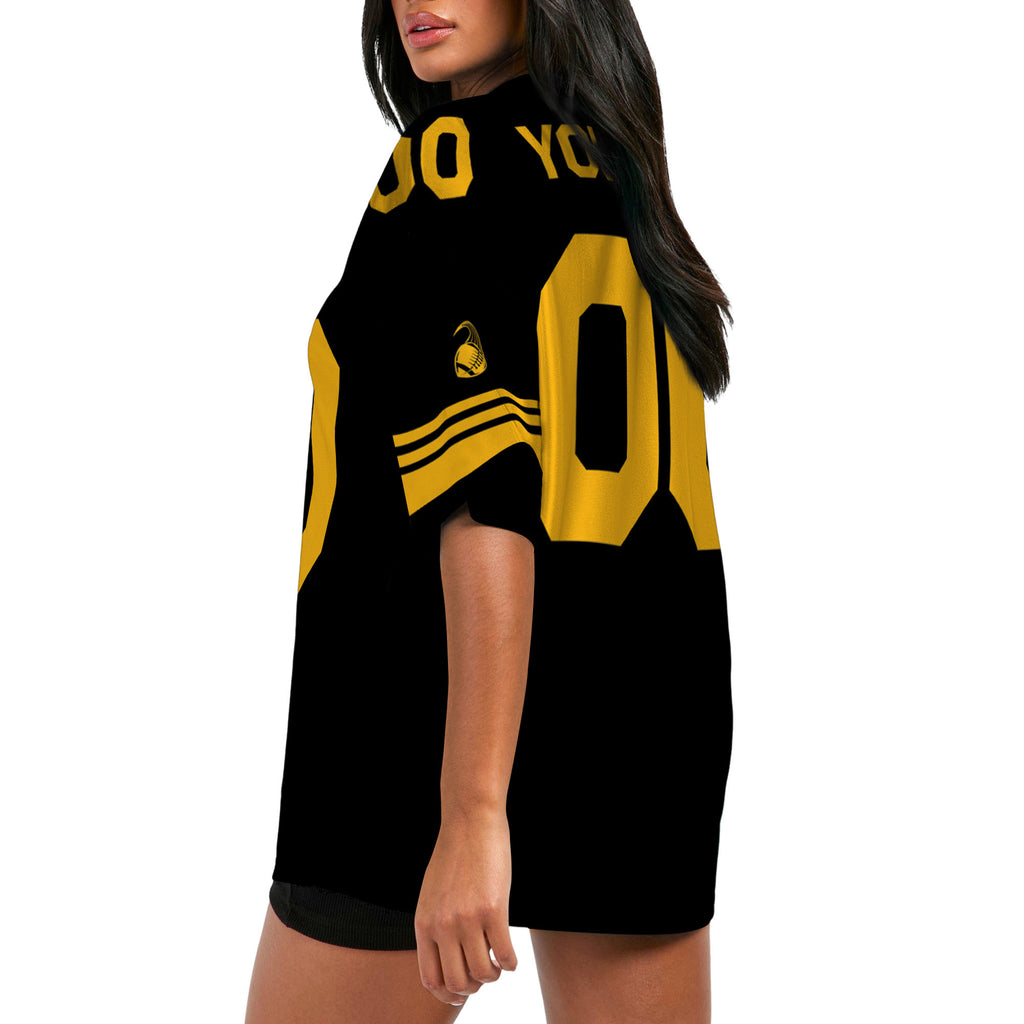 Custom-Famous-Team-Super-Star-All-Black-Steeler-Football-Jersey--I3