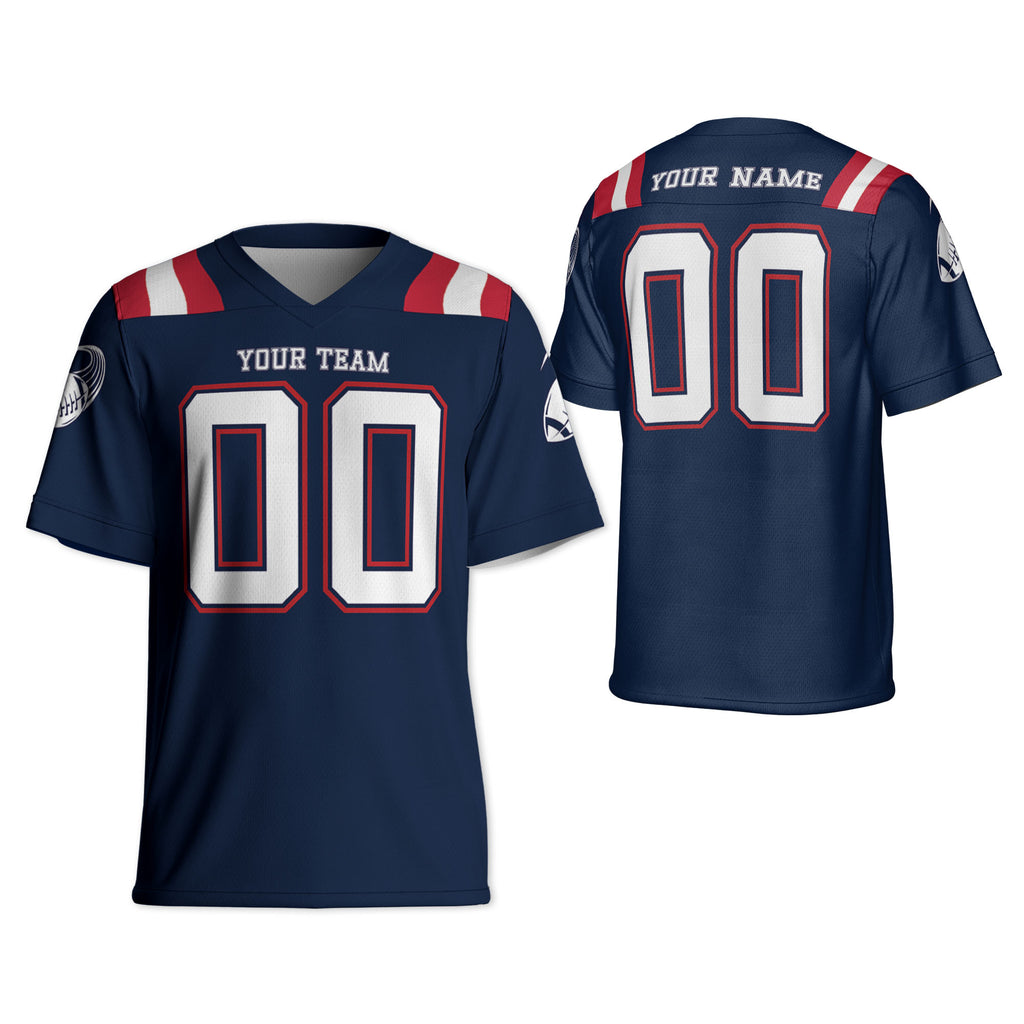 Custom-Famous-Team-Super-Star-All-Blue-Patriot-Football-Jersey-I3