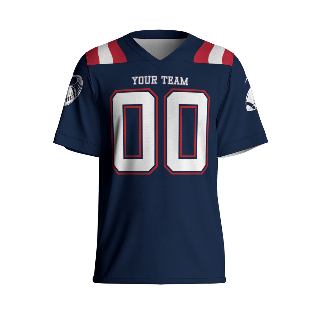 Custom-Famous-Team-Super-Star-All-Blue-Patriot-Football-Jersey-I3