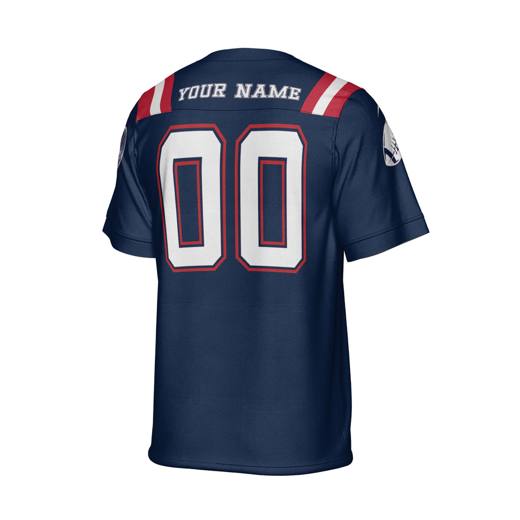 Custom-Famous-Team-Super-Star-All-Blue-Patriot-Football-Jersey-I3