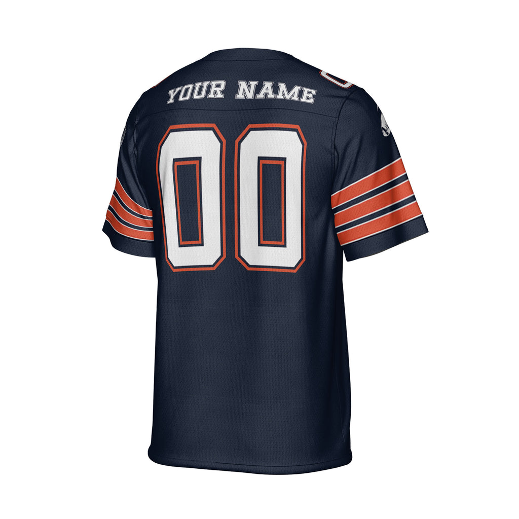 Custom-Famous-Team-Super-Star-Bears-Sport-Navy-Football-Jersey--I3