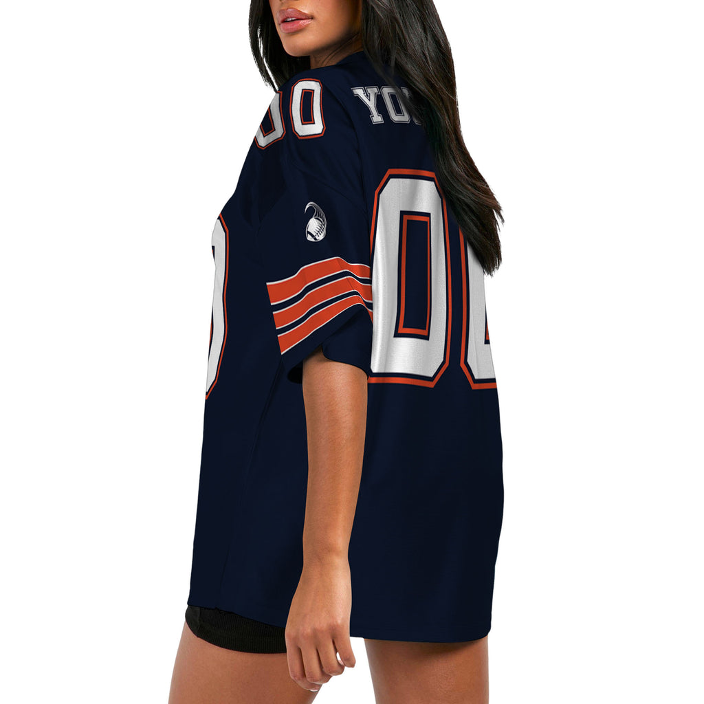 Custom-Famous-Team-Super-Star-Bears-Sport-Navy-Football-Jersey--I3