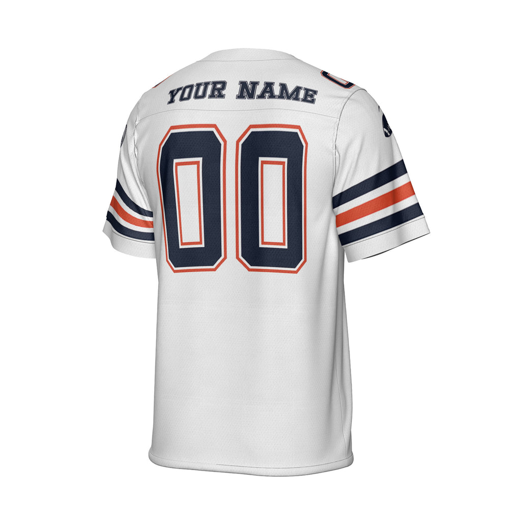 Custom-Famous-Team-Super-Star-Bears-Sport-White-Football-Jersey--I3