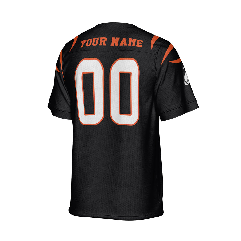 Custom-Famous-Team-Super-Star-Bengals-Sport-Black-Football-Jersey--I3
