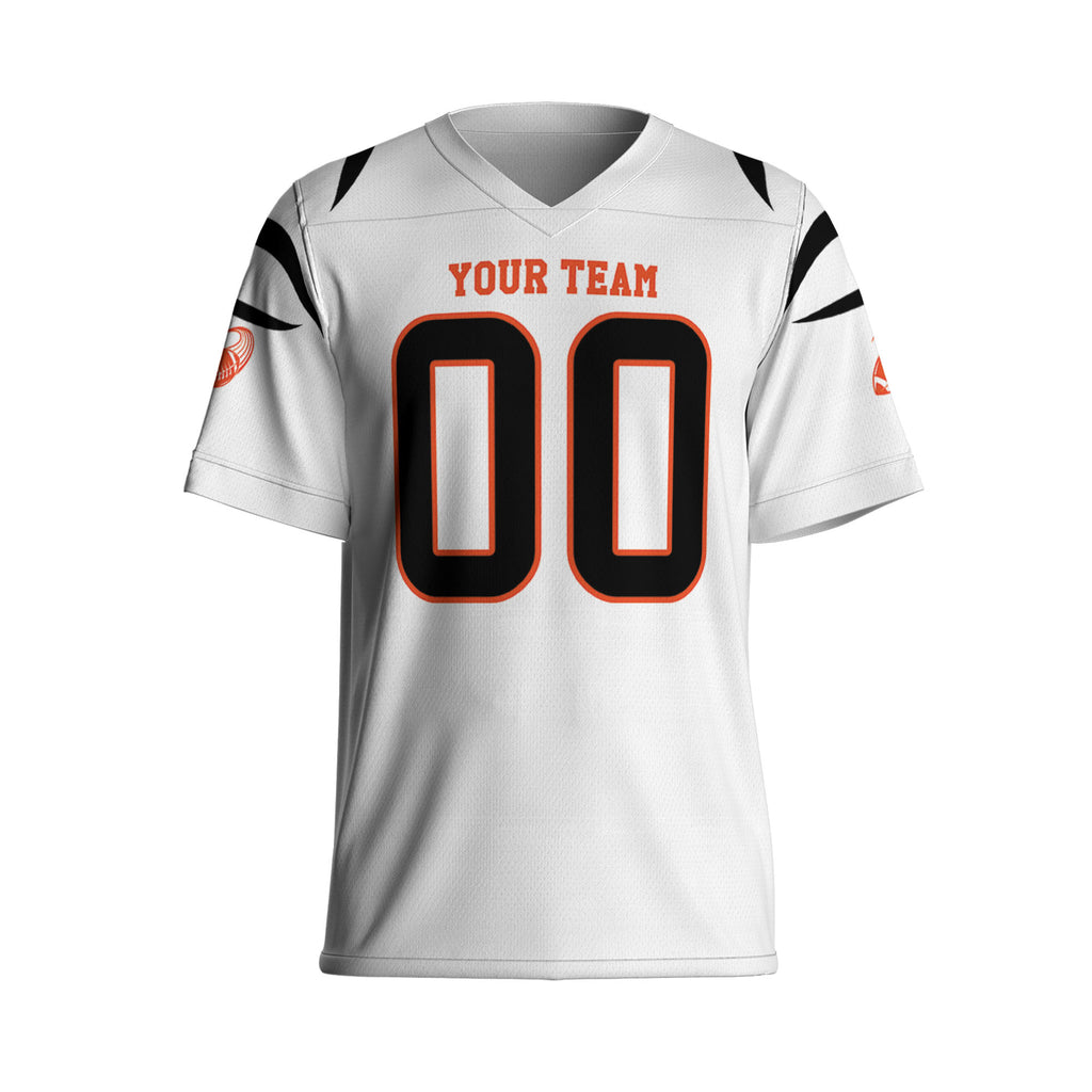 Custom-Famous-Team-Super-Star-Bengals-Sport-White-Football-Jersey--I3