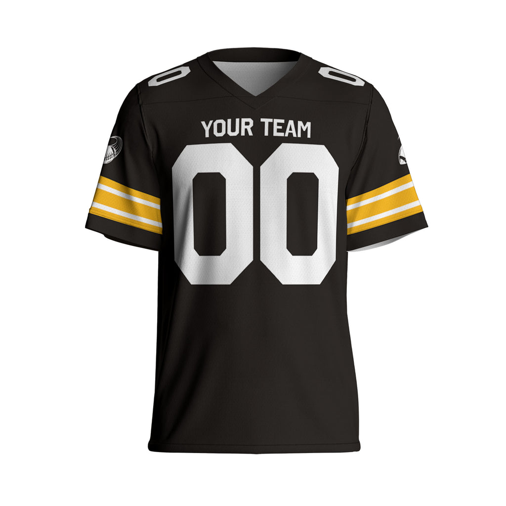 Custom-Famous-Team-Super-Star-Black-Steeler-Football-Jersey--I3